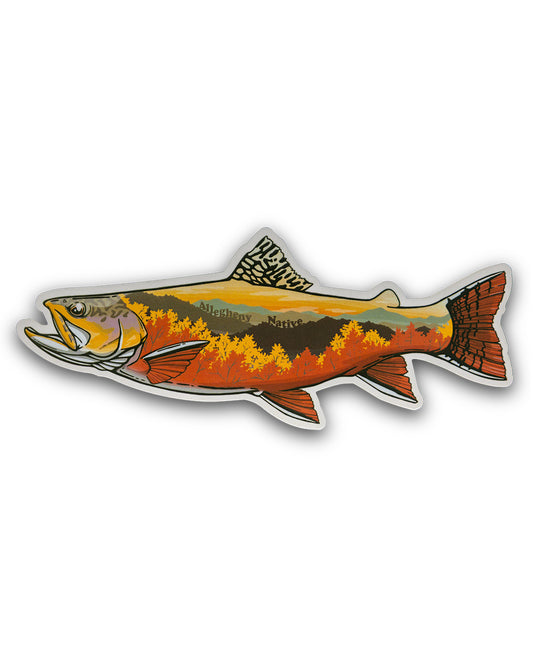 Eastern Fall Brookie Sticker