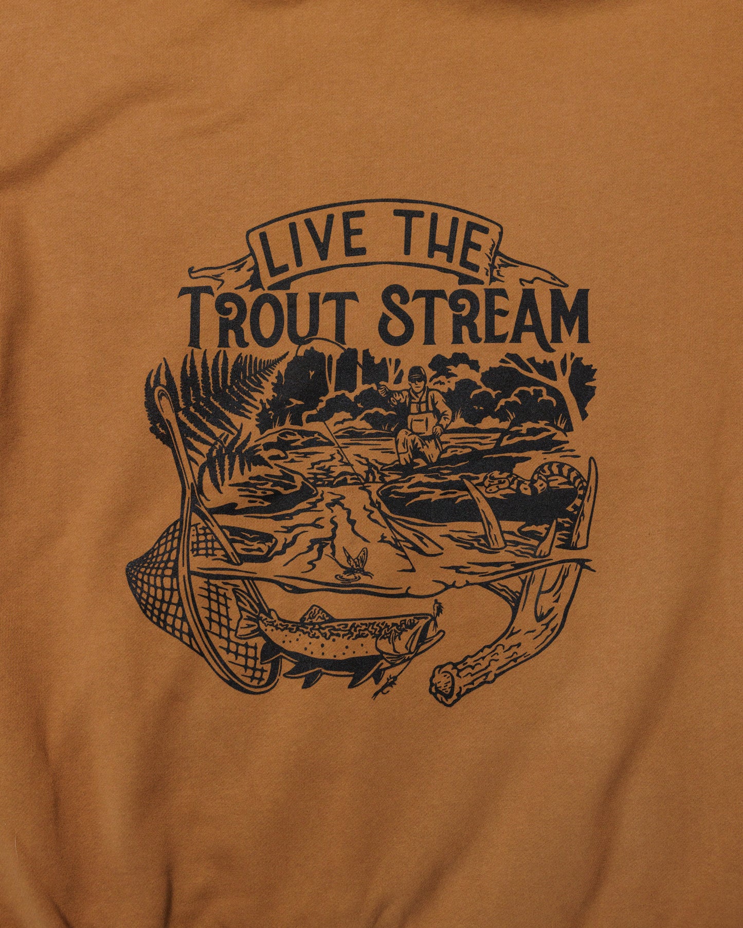 Live The Trout Stream Hoodie