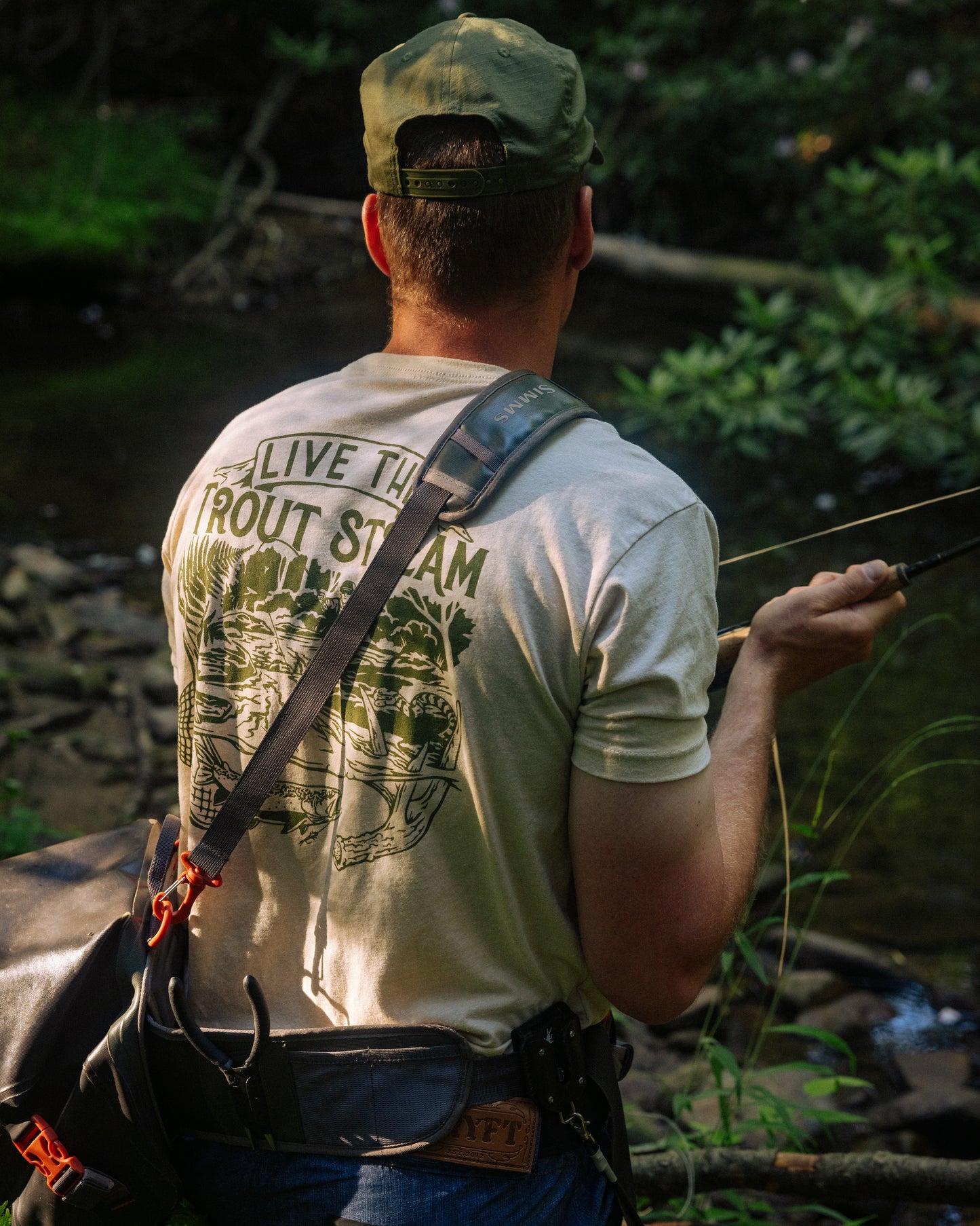 Live The Trout Stream T 1 Color