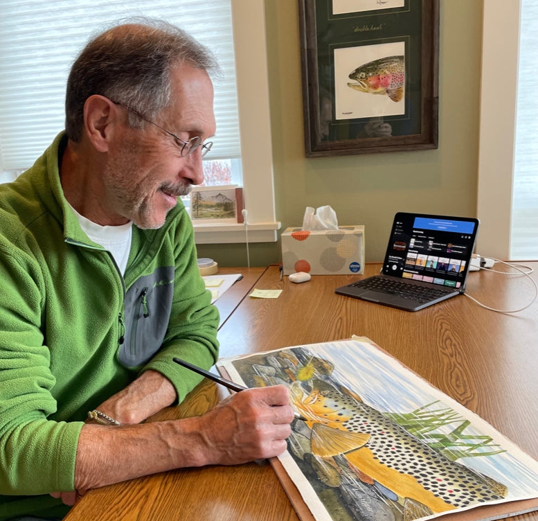 Caddis Brookie Sticker