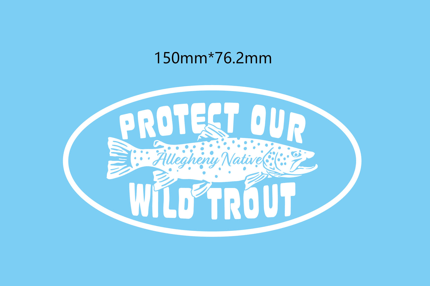 Protect Our Wild Trout Decal