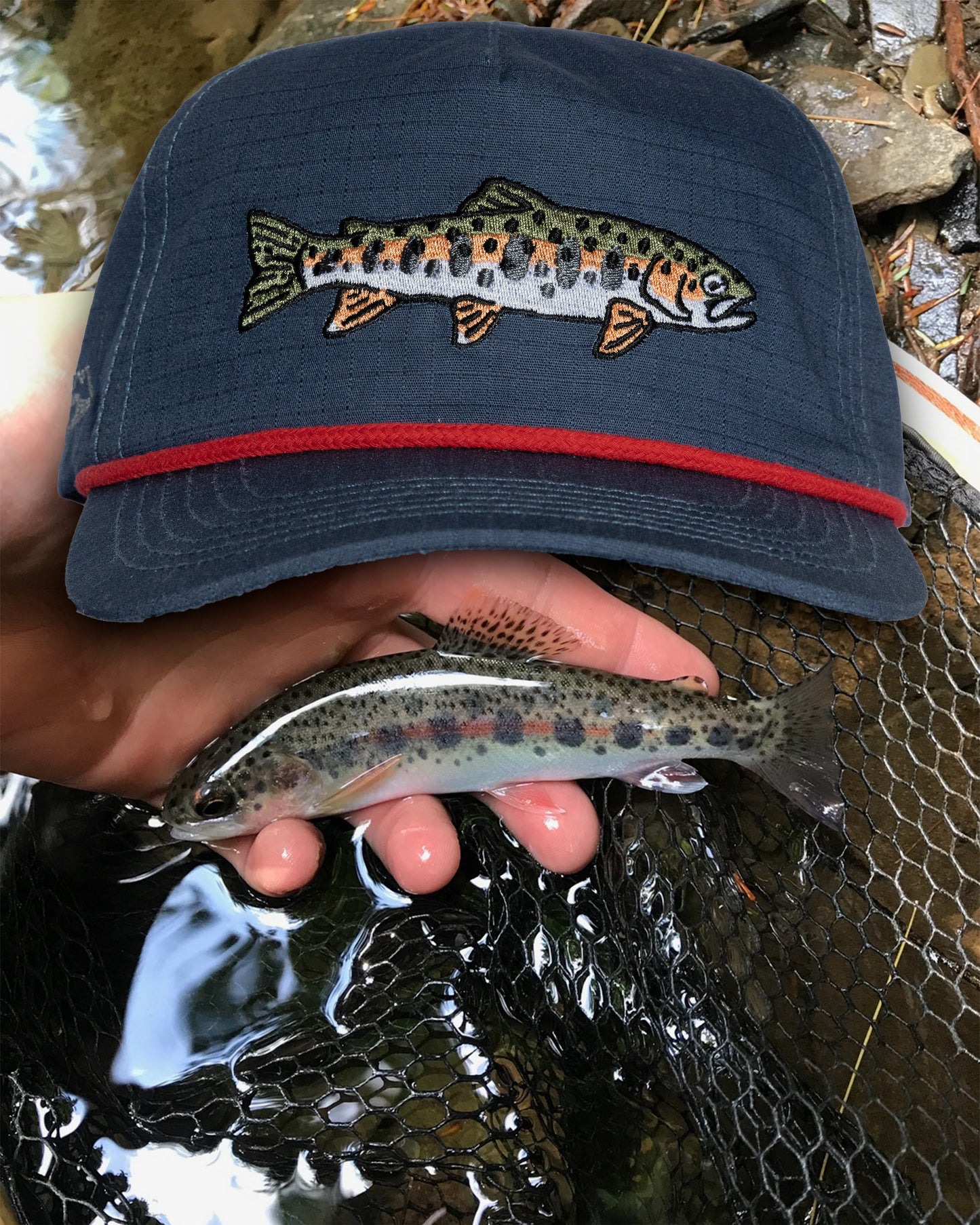 Wild Rainbow Trout Hat