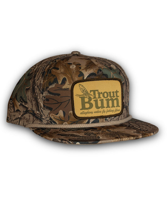 Trout Bum Camo Richardson Rope Hat