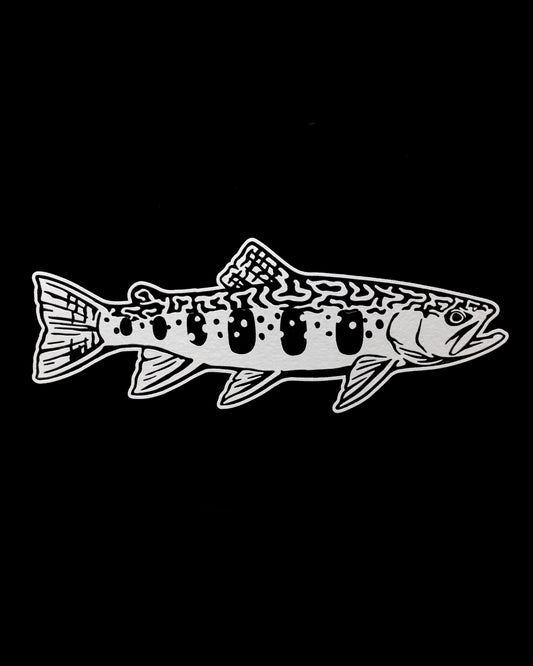 8" Native Brook Trout Decal