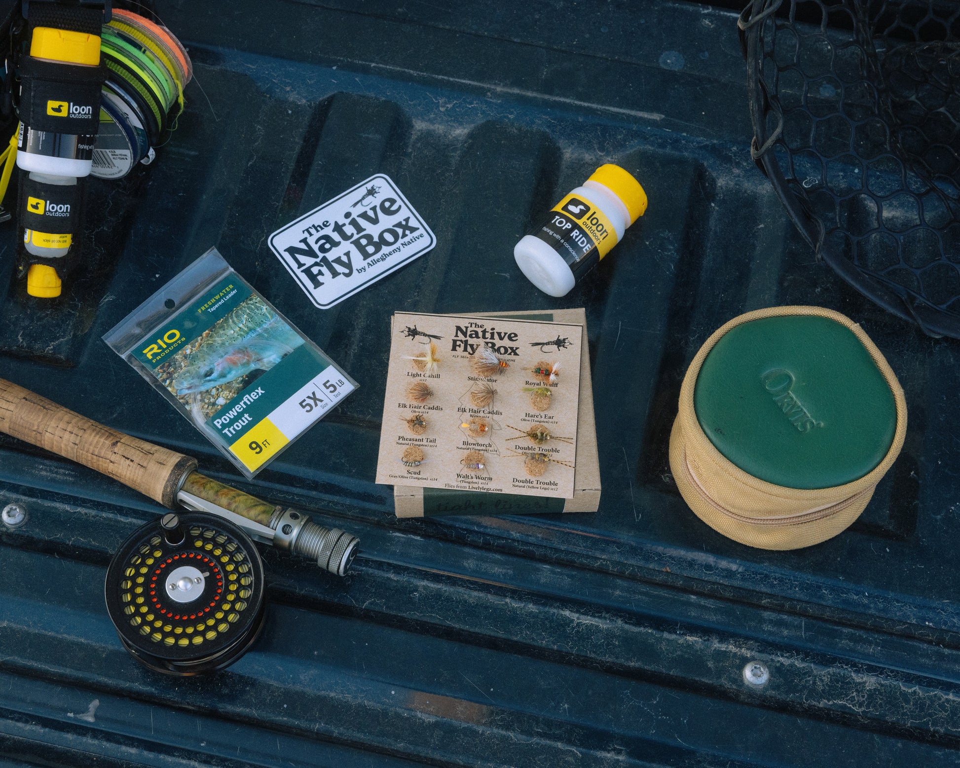 contents of dry fly fishing tackle box The Native Fly Box – Allegheny Native Films