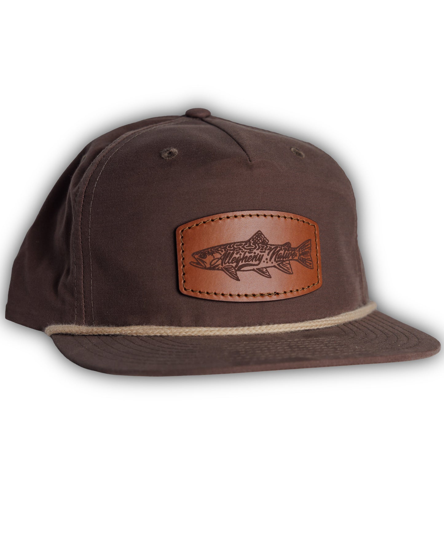 Leather Patch Hat - Brookie Logo