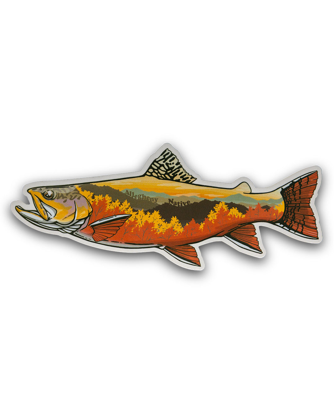 Eastern Fall Brookie Sticker