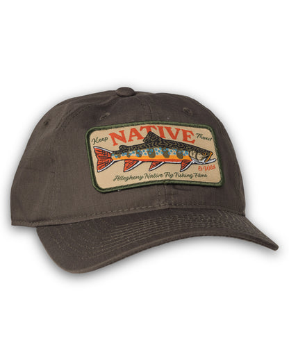 Keep Trout Native & Wild Patch Dad Hat