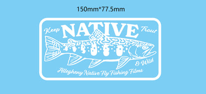 Keep Trout Native & Wild Decal