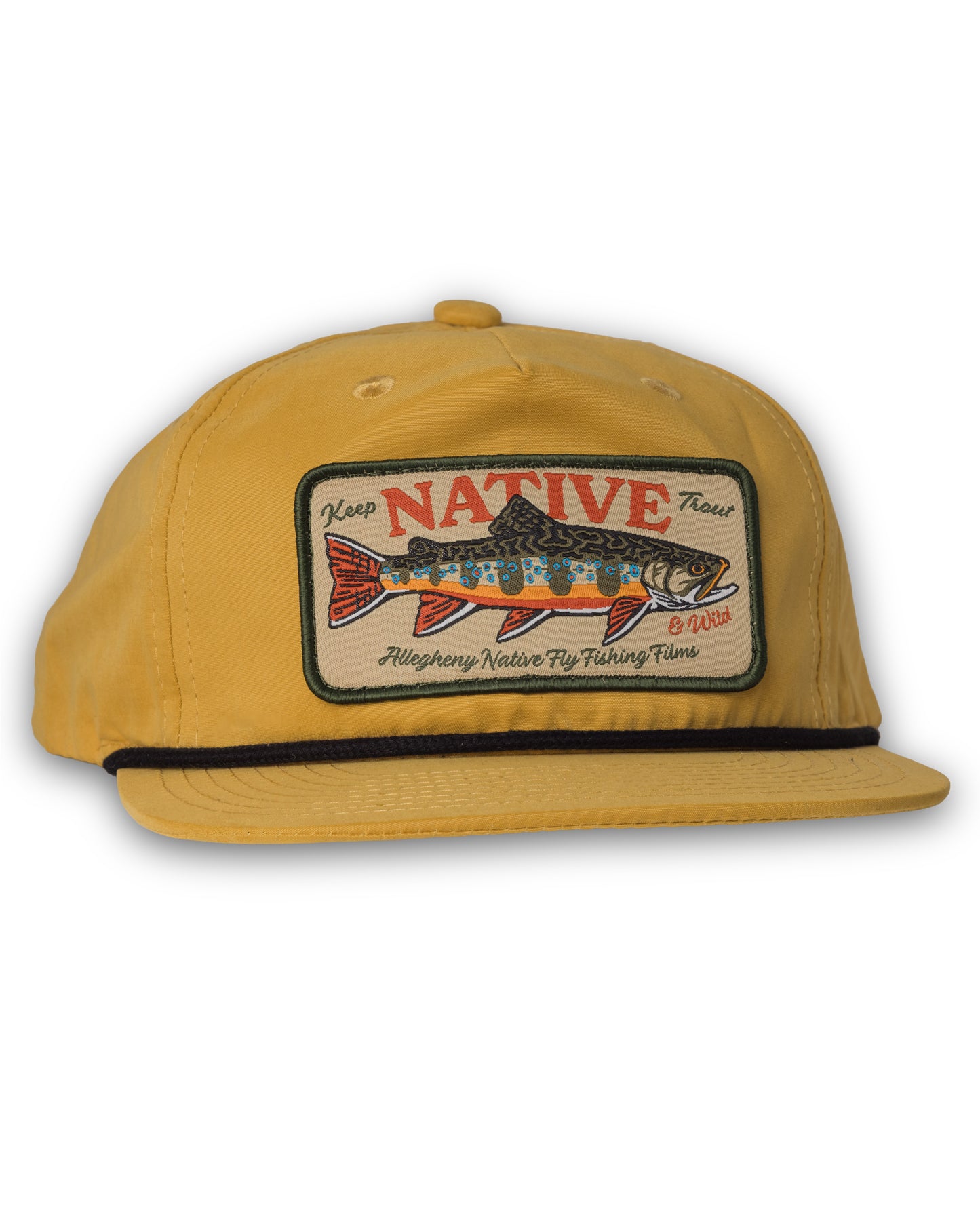 Keep Trout Native & Wild Rope Patch Hat