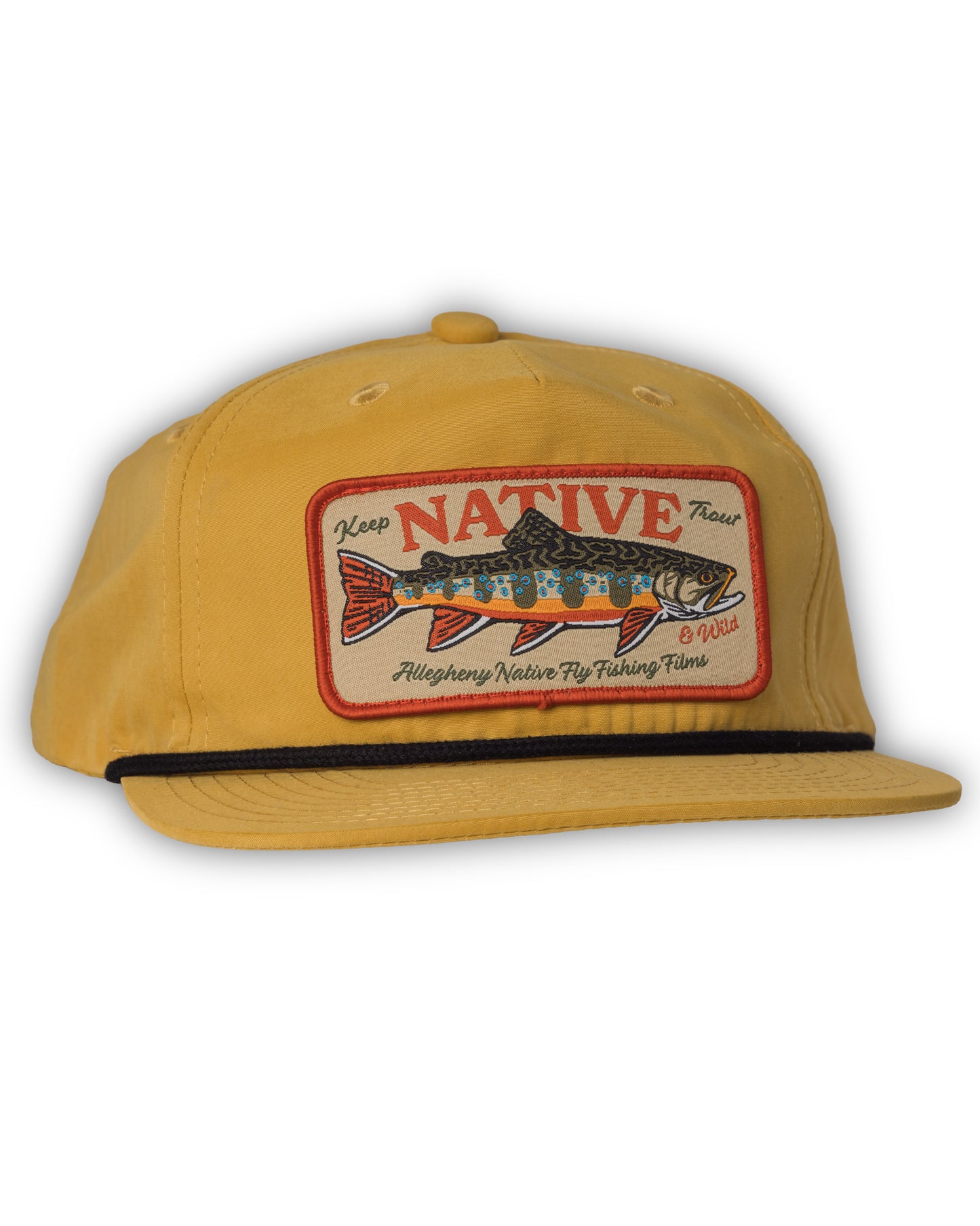 Keep Trout Native & Wild Rope Patch Hat