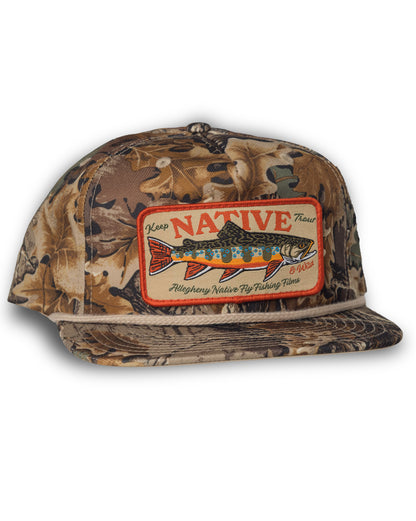 Keep Trout Native & Wild Camo Patch Hat