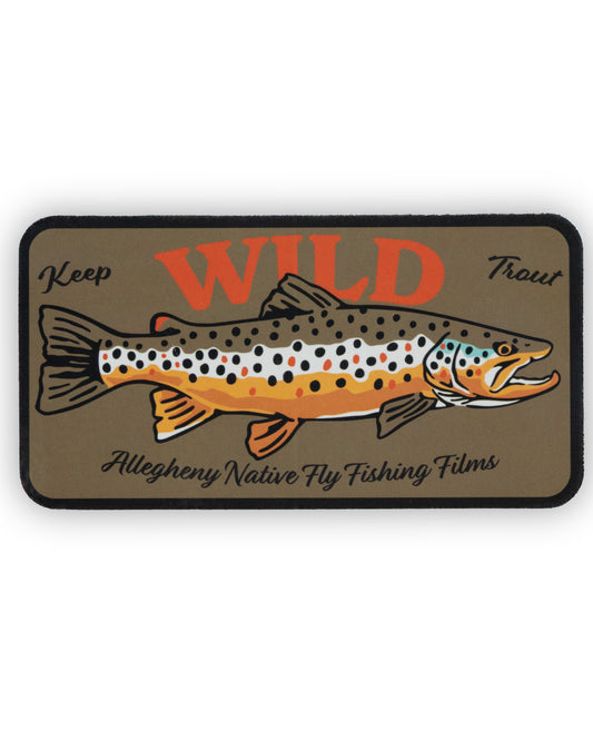 Keep Trout Wild: Brown Trout Sticker