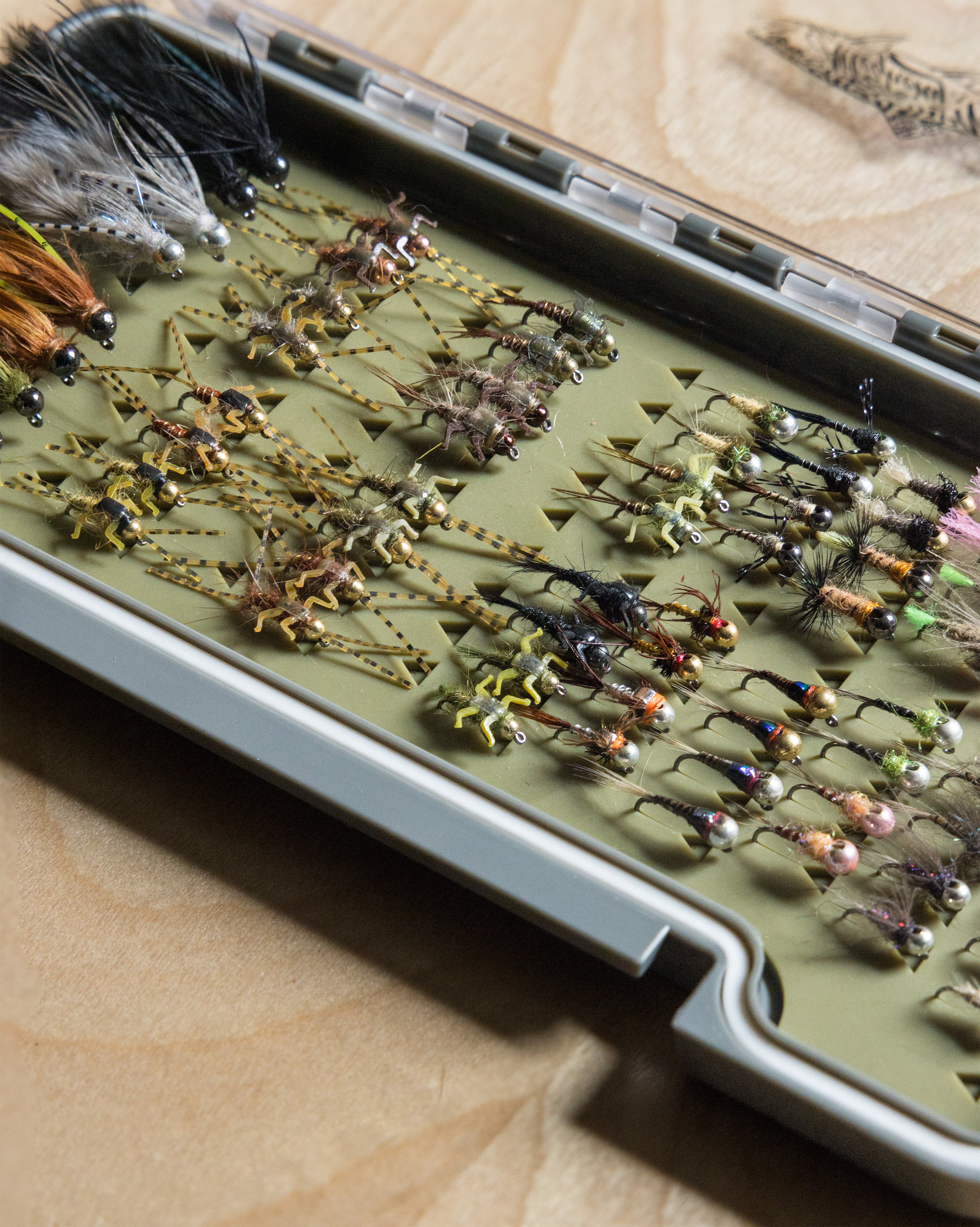 'Confidence Box' Barbless/Tungsten Box – Allegheny Native Films