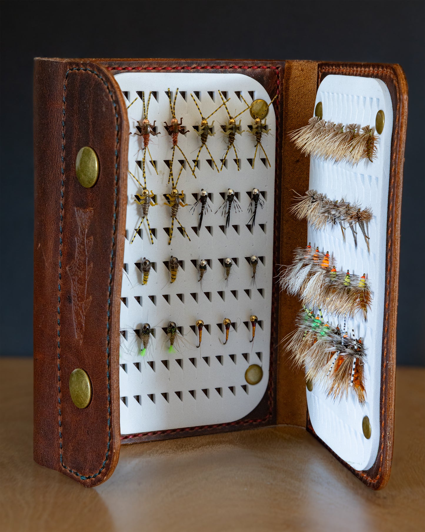Leather Fly Wallet Large
