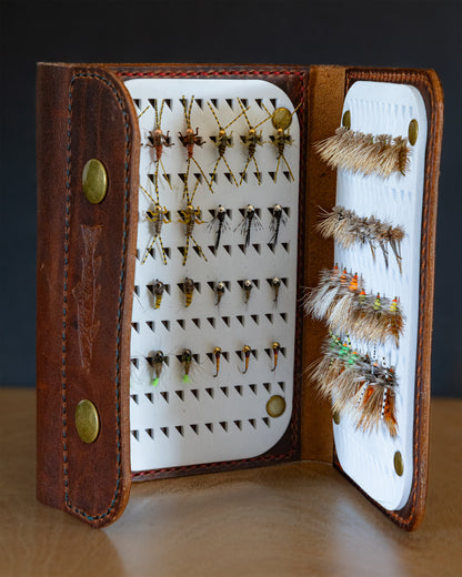 Leather Fly Wallet Large