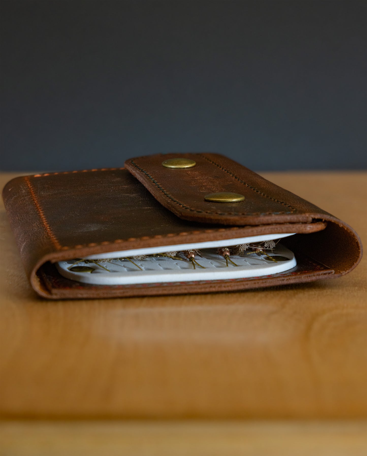 Leather Fly Wallet Large