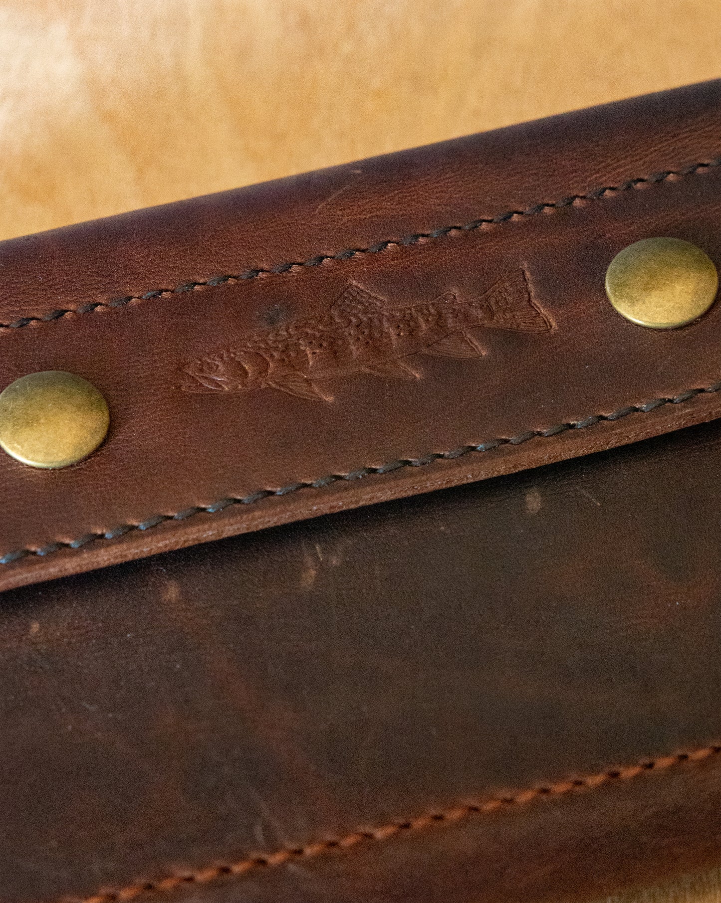 Leather Fly Wallet Large