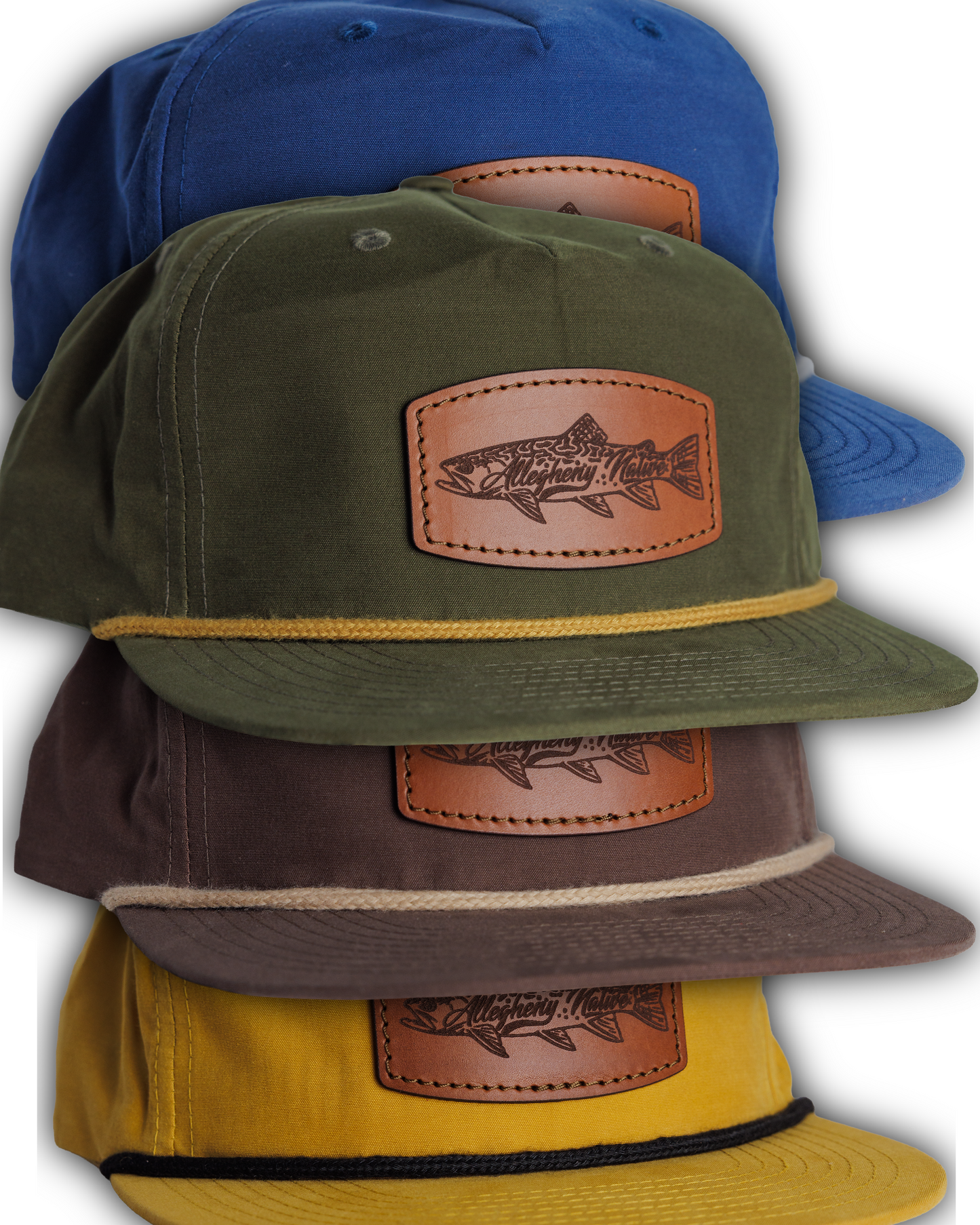 Leather Patch Hat - Brookie Logo