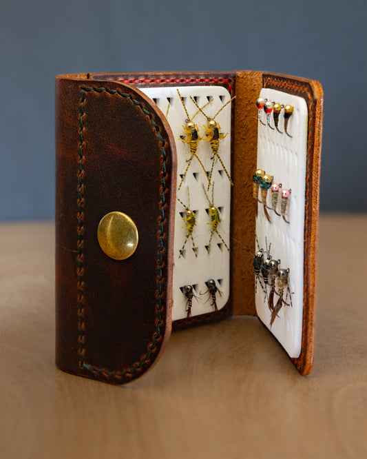Leather Fly Wallet Small