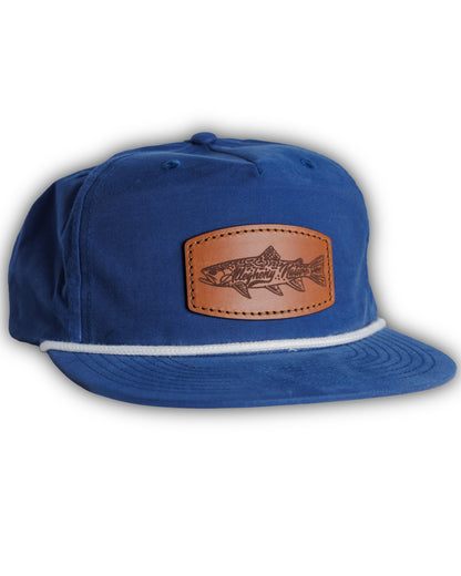 Leather Patch Hat - Brookie Logo