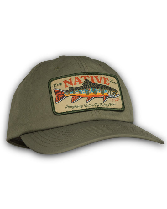 Keep Trout Native & Wild Patch Dad Hat