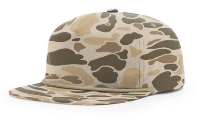 Trout Bum Camo Richardson Rope Hat