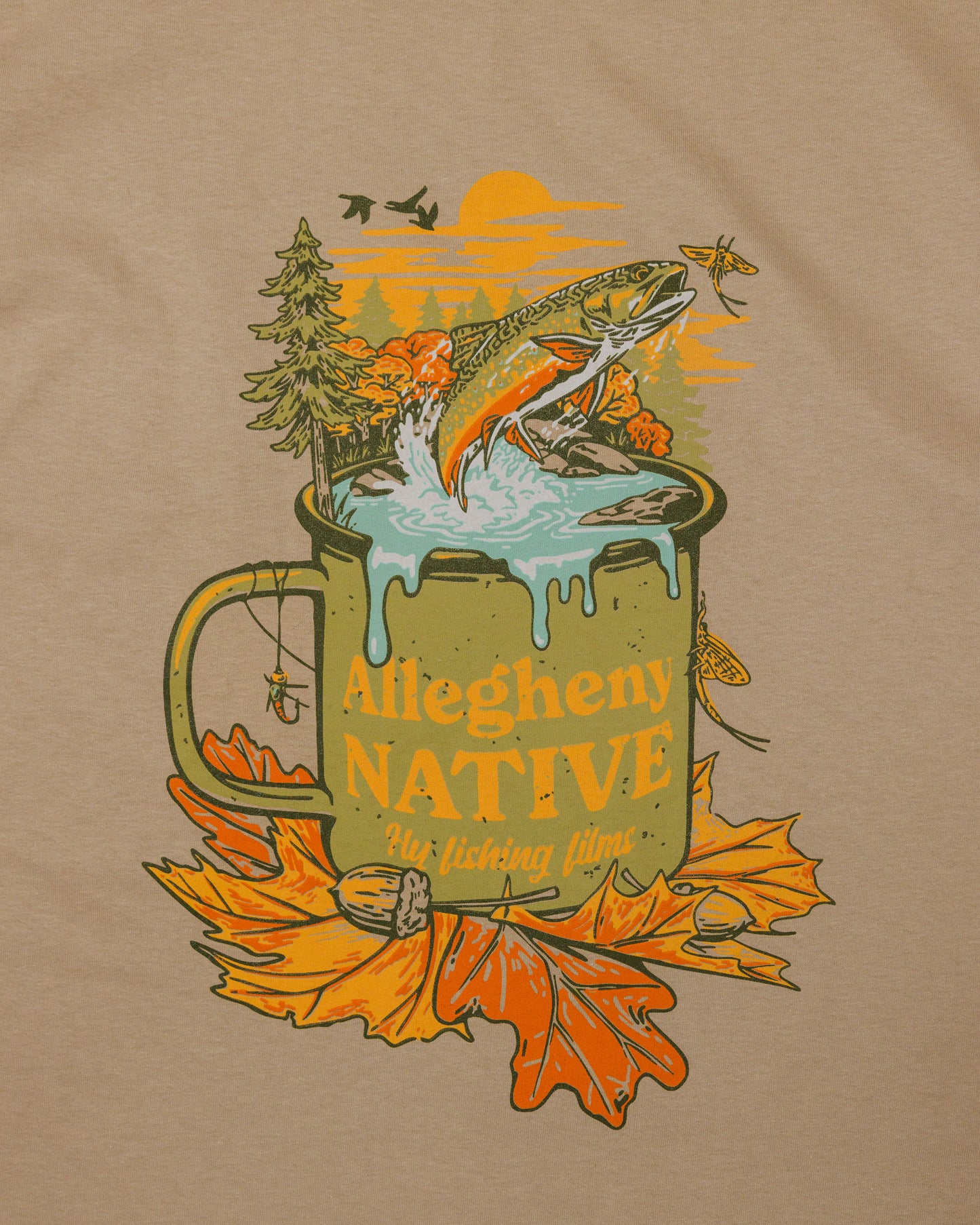 Trout Coffee Tee