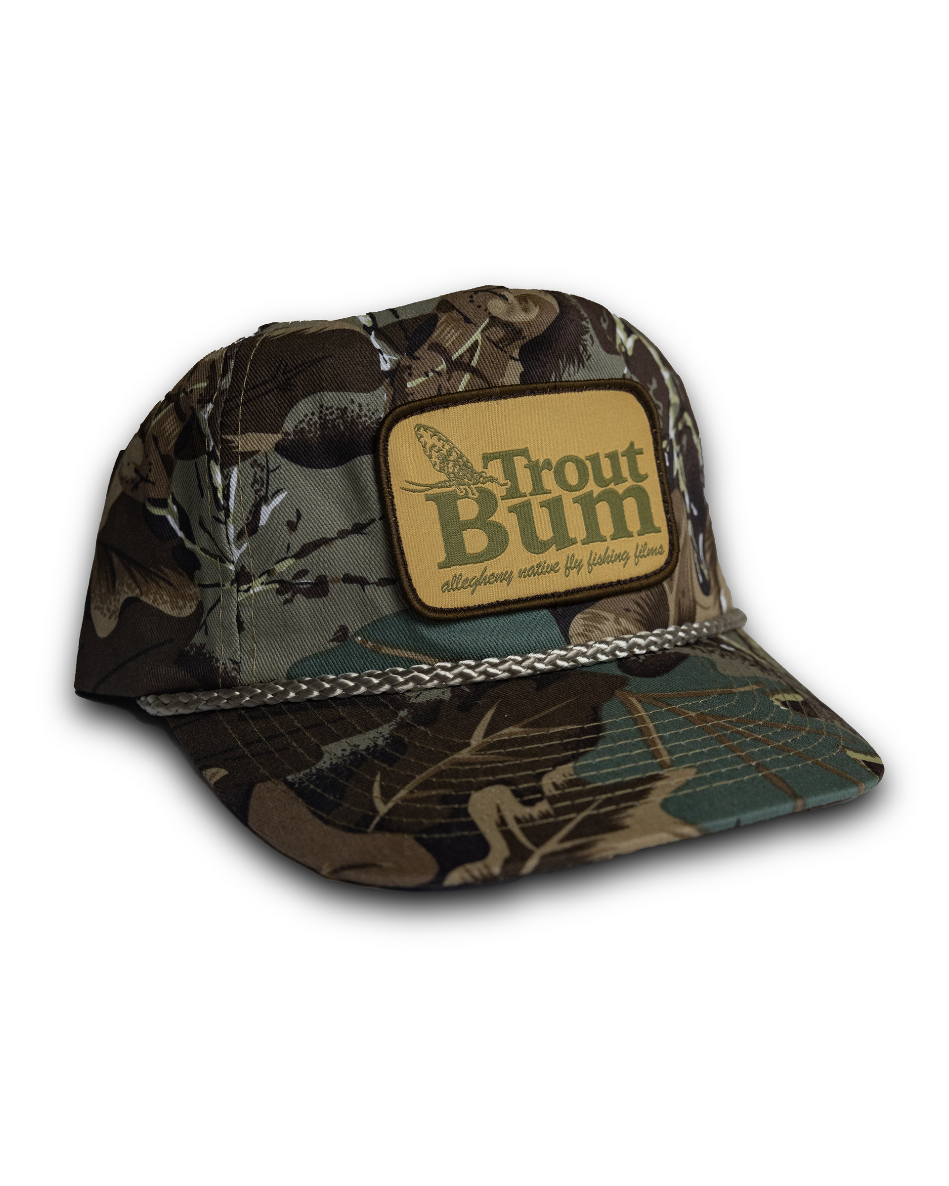 Trout Bum Vintage Camo Hat
