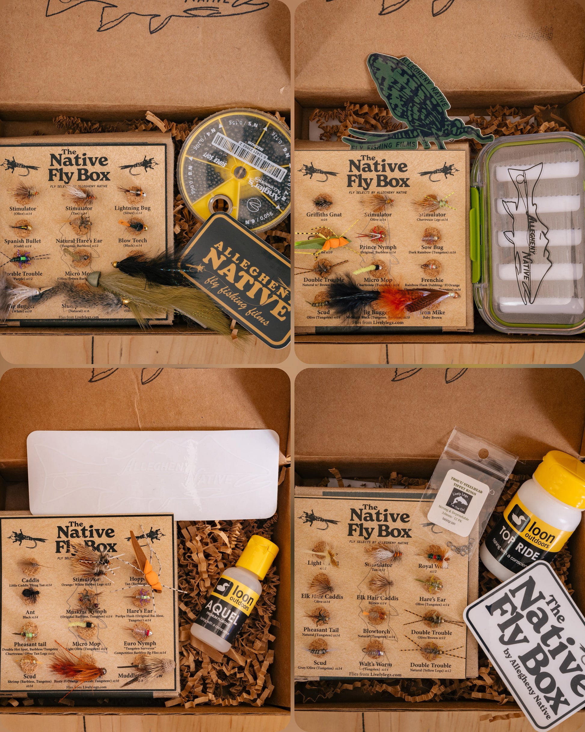 best fly fishing monthly box The Native Fly Box – Allegheny Native Films